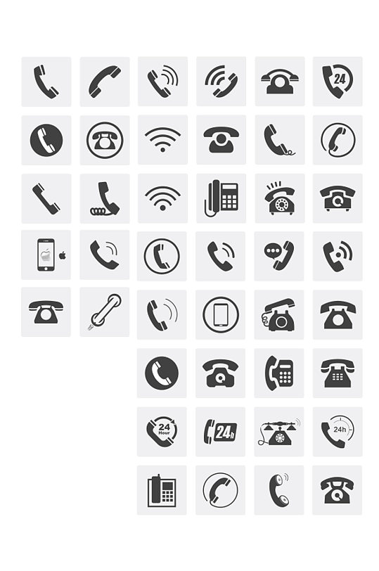 电话小图标WIFI-众图网