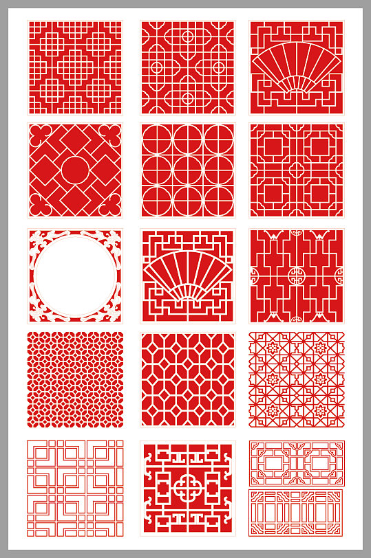 中国风边框正方形