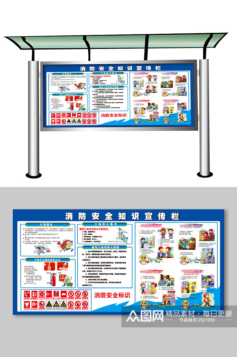 工地消防安全知识宣传栏素材