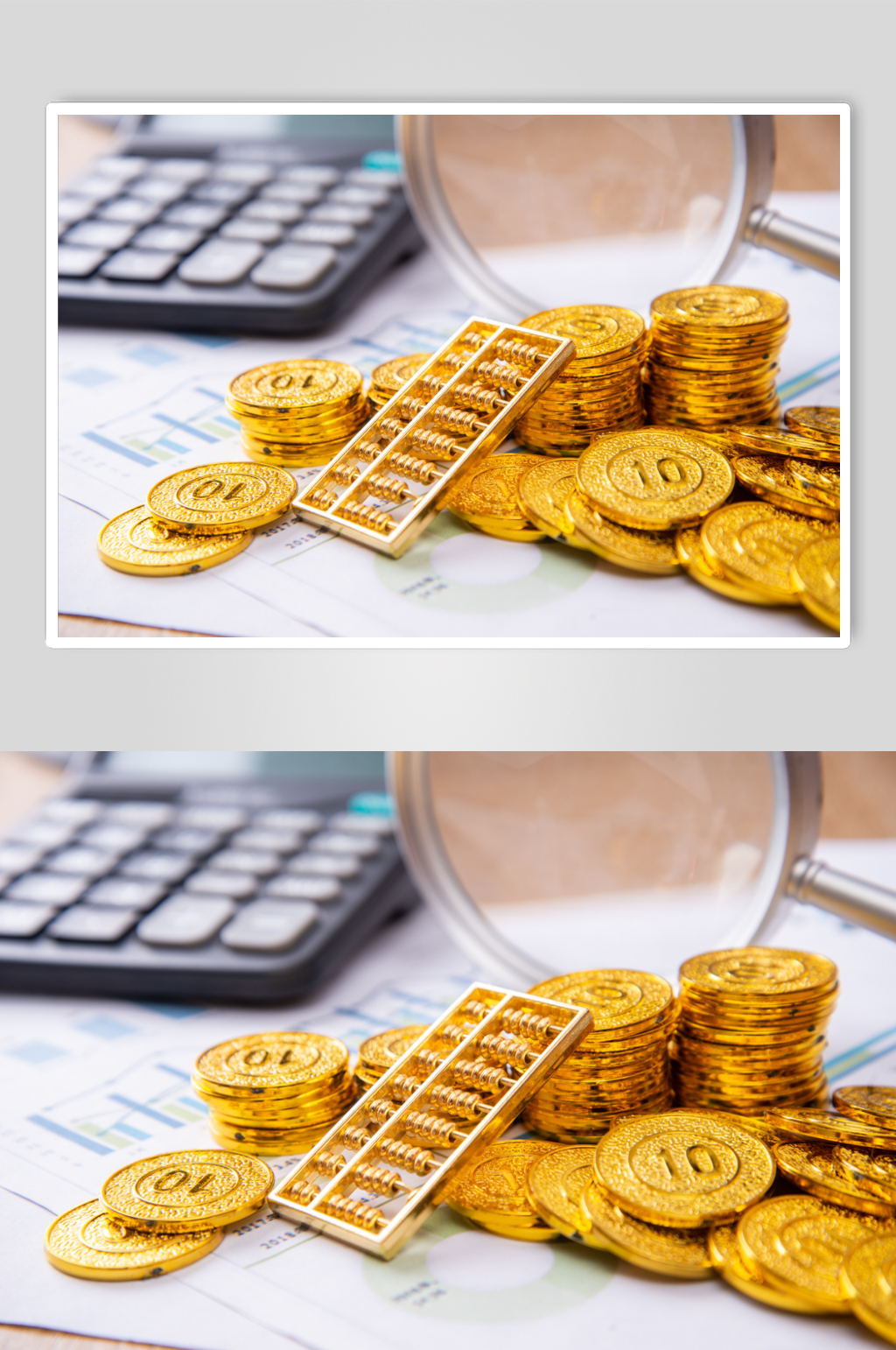 金融财经财富金币物品摄影图片素材