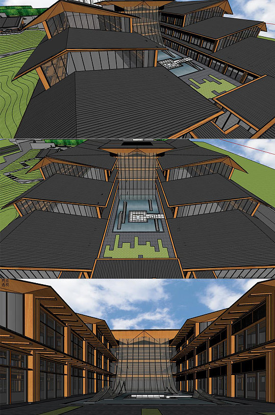 万科兴元街翡翠山语示范区-众图网