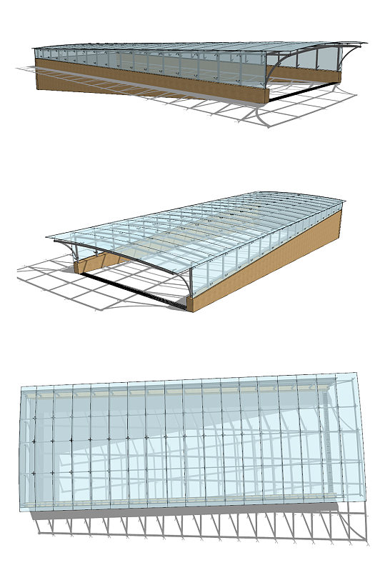 地下车库出入口SU模型-众图网