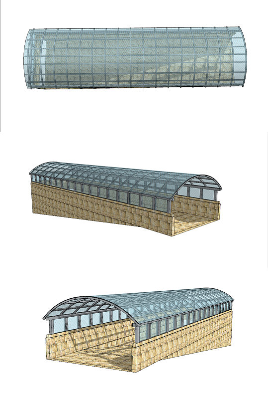异型车库出入口SU-众图网