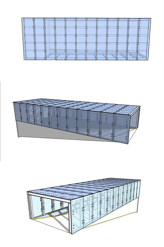 地下车库出入口SU模型-众图网