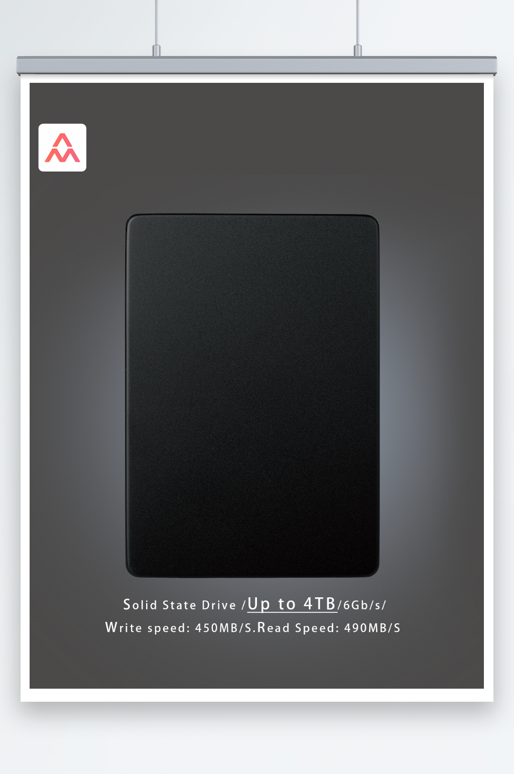 SSD电子产品海报素材