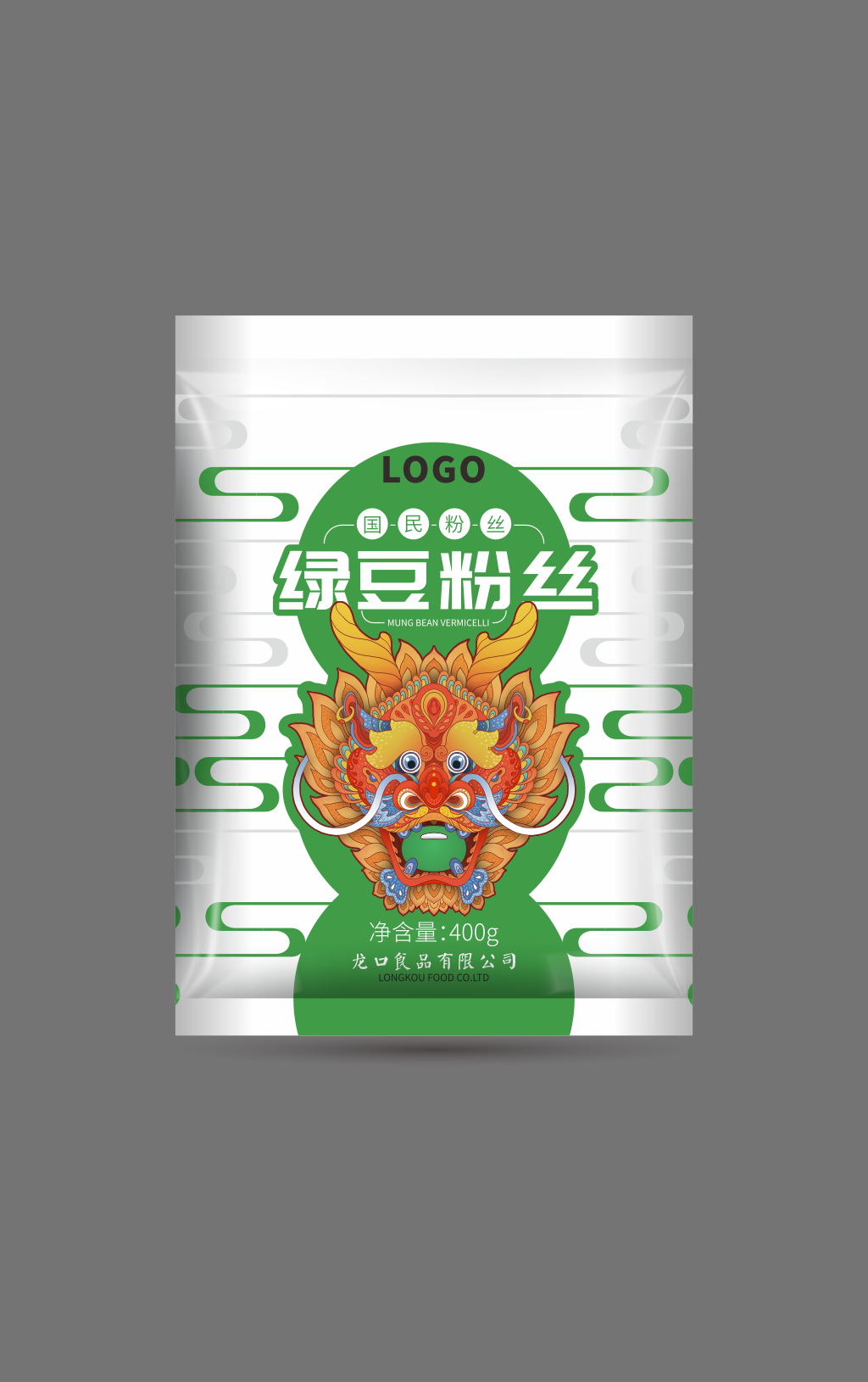 粉丝包装A绿豆粉丝素材