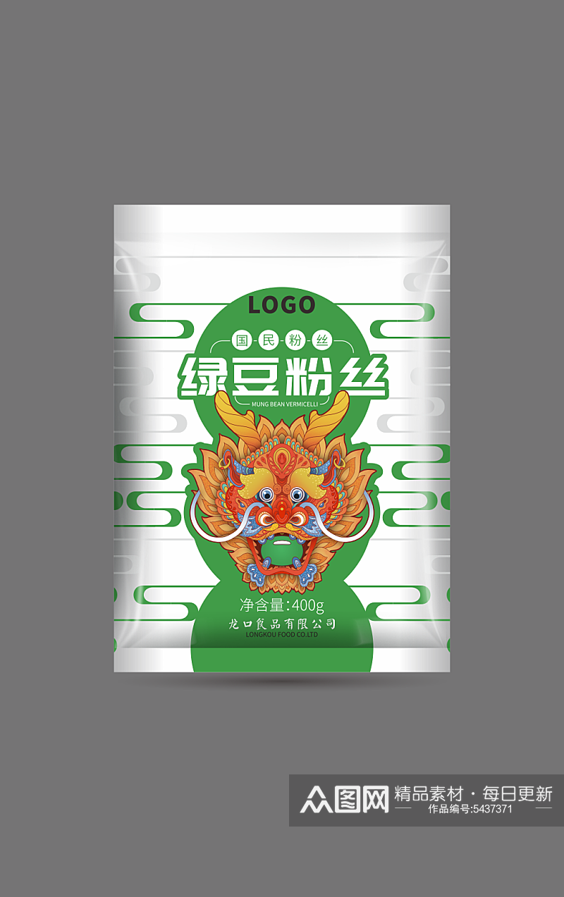 粉丝包装A绿豆粉丝素材