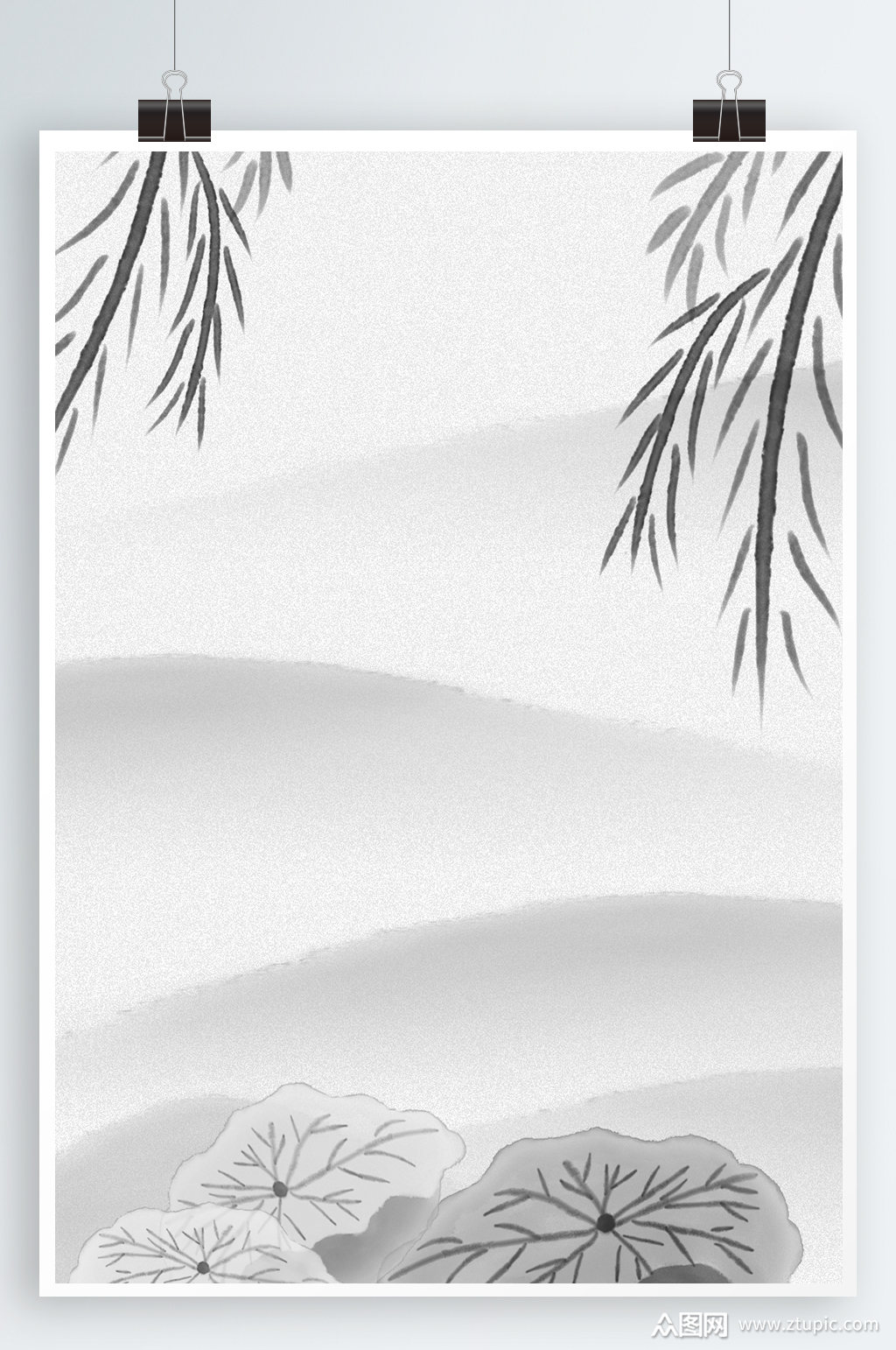 现代水墨画禅意水墨画模板下载-编号370628-众图网