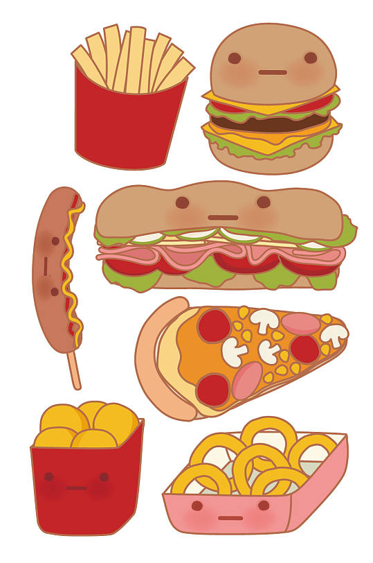 餐饮美食美食图案