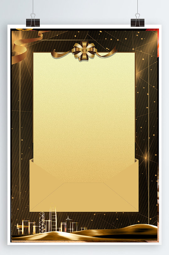 黑色金箔背景简约金箔背景