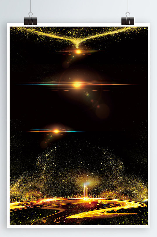 简约金箔背景黑色金箔背景