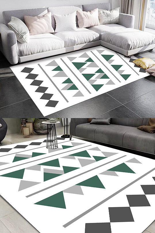 客厅地毯地毯花纹-众图网