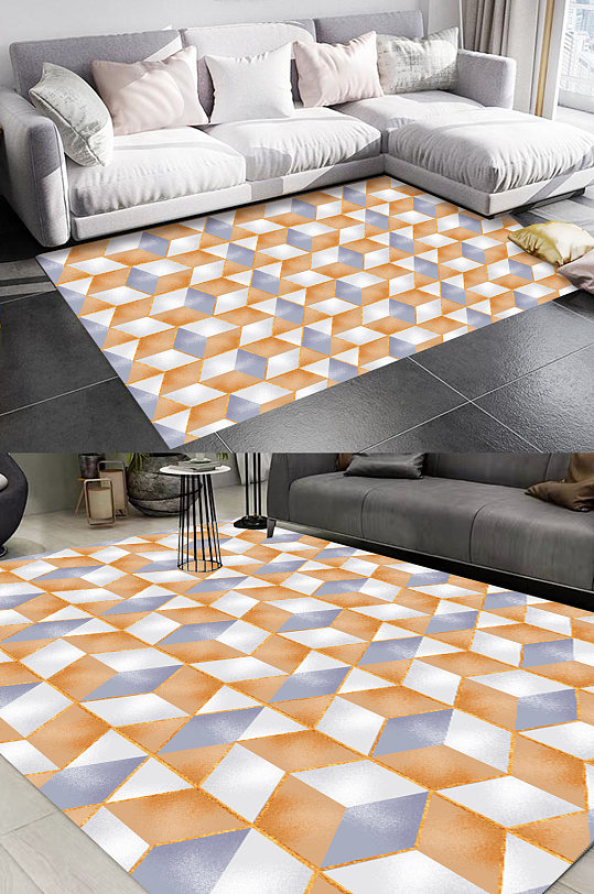 地毯图案现代地毯图案-众图网