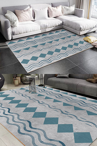 家装地毯几何图案