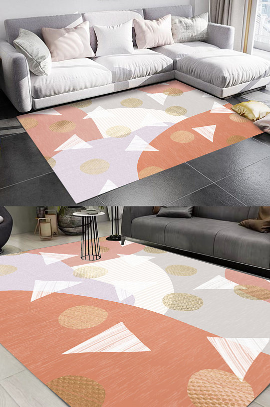 几何图形精品地毯-众图网