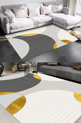 北欧抽象地毯卧室地毯