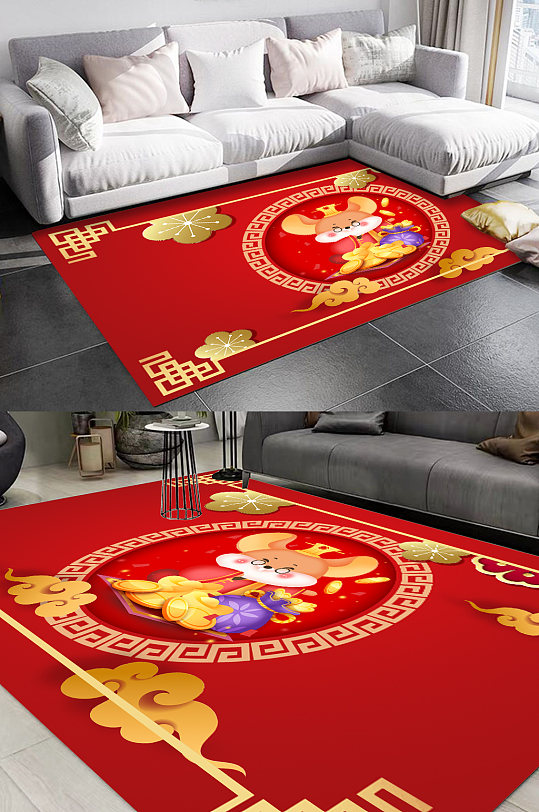 喜庆地毯中式喜庆地毯-众图网