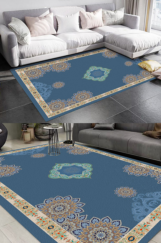 欧式地毯图案民族风花纹-众图网