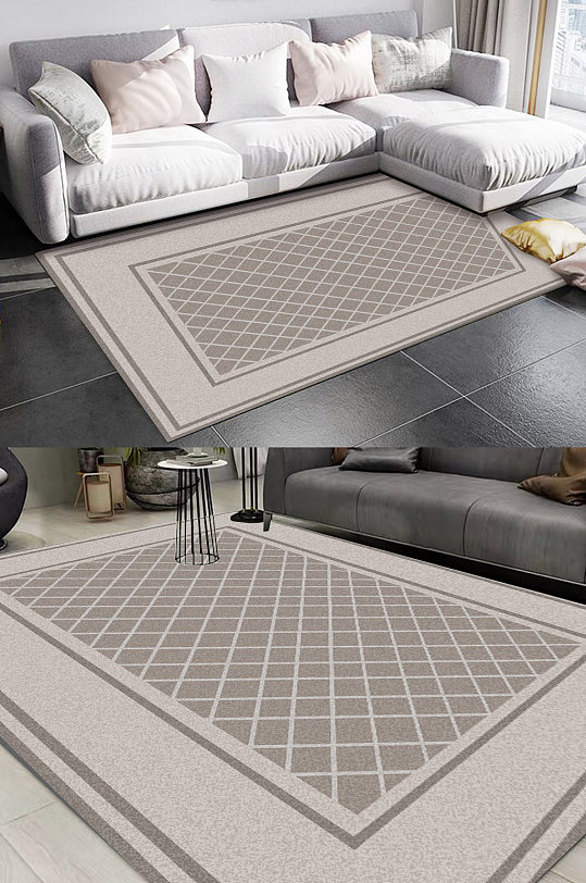 几何地毯图案简约地毯图案-众图网