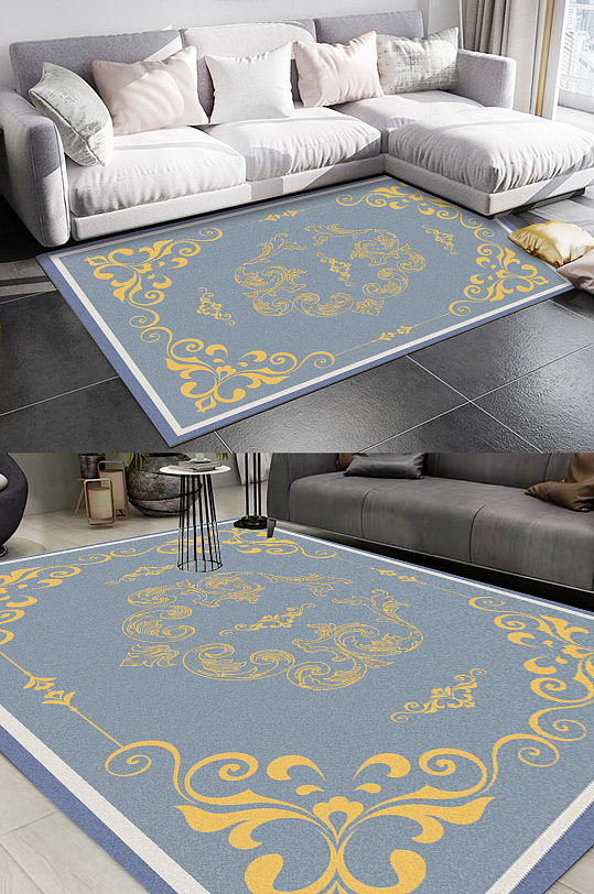 古典中式地毯国潮花纹