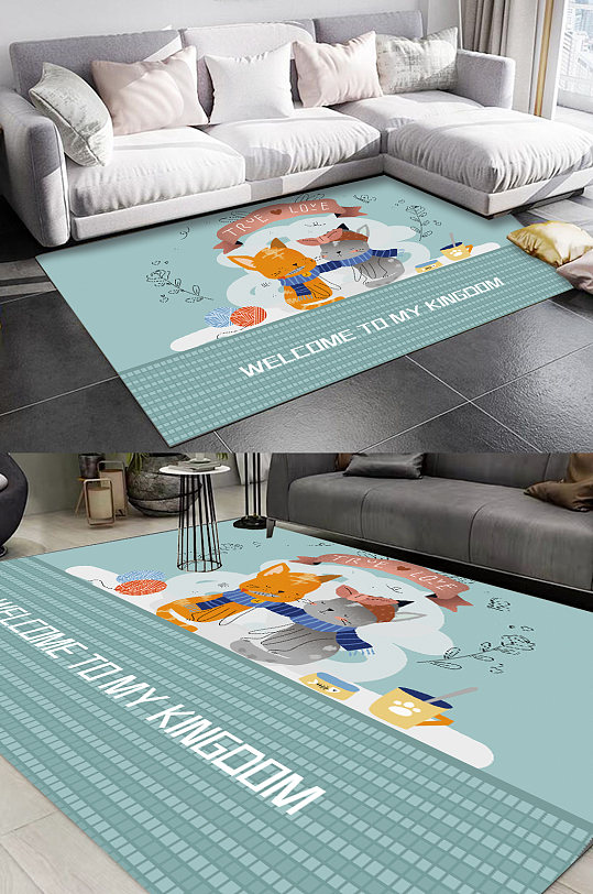 传统地毯图案国潮花纹-众图网