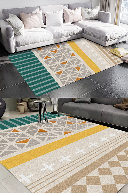 简约地毯图案中式古典地毯