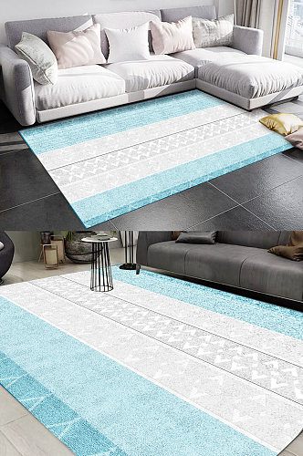 卧室地毯抽象几何地毯