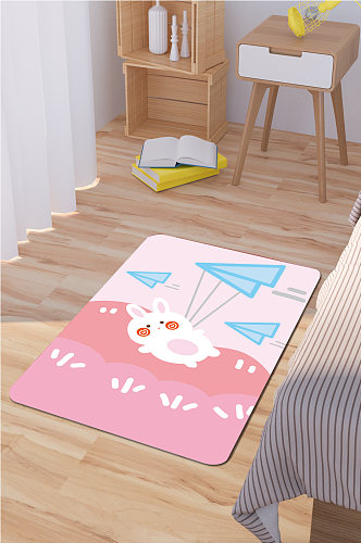 北欧风格地毯床边毯