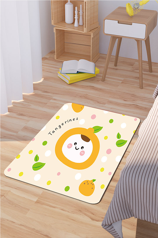 卧室地毯北欧风格地毯-众图网