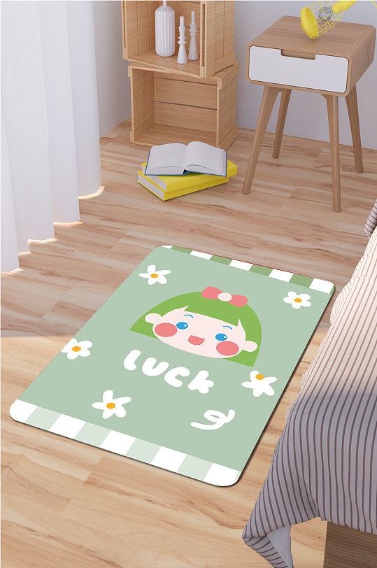 卧室地毯地毯设计-众图网