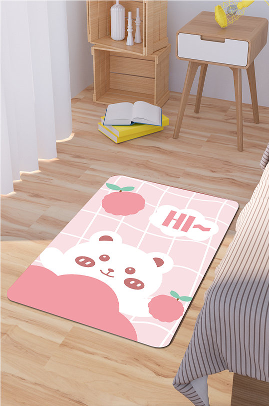 卧室地毯地毯地垫地画