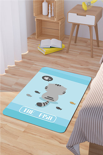 地毯地垫卡通猫咪