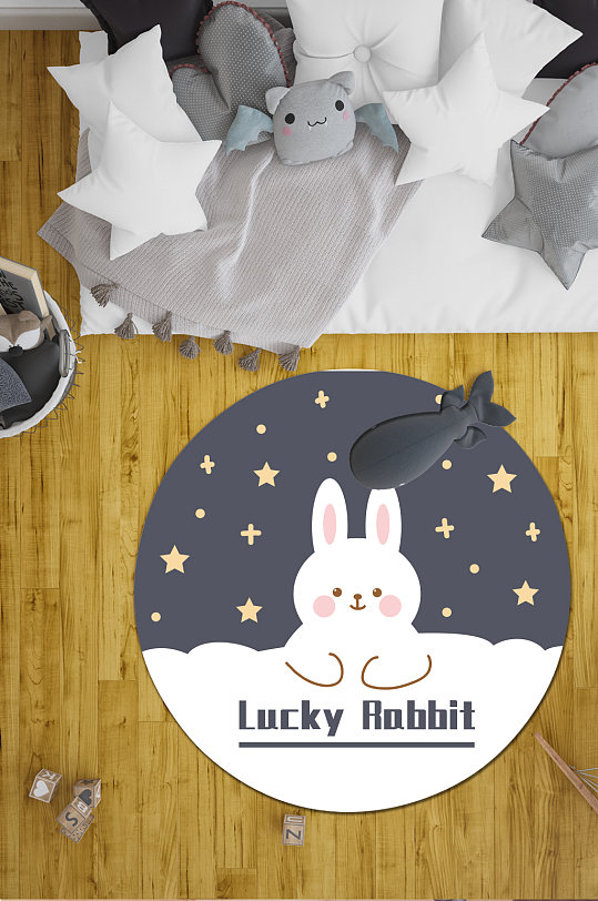 卧室地毯动物地毯-众图网