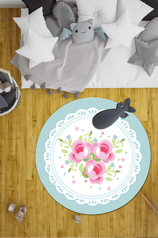 卧室地毯家装地毯-众图网