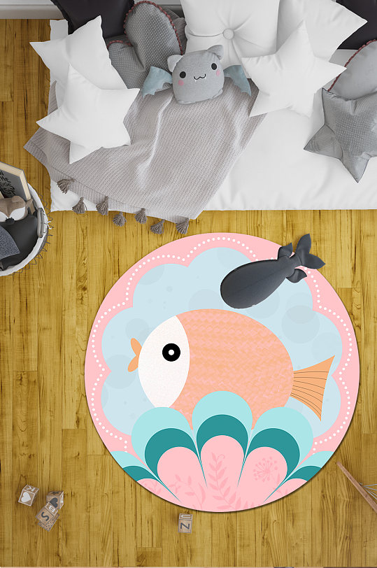 时尚客厅地毯抽象地毯-众图网