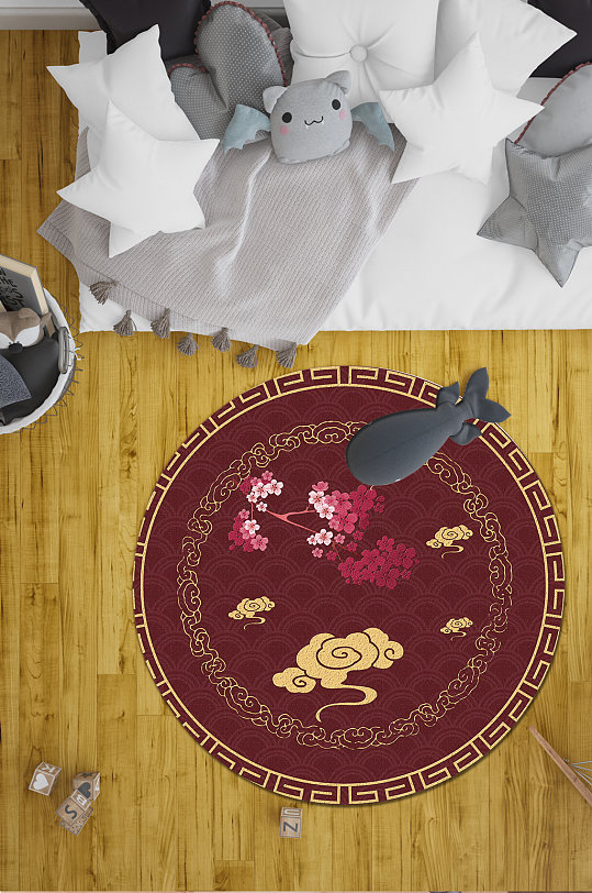 中式花纹地毯中式地毯