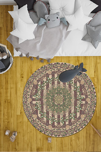 中式花纹地毯床边地毯