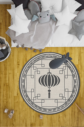 中式花纹地毯抽象地毯