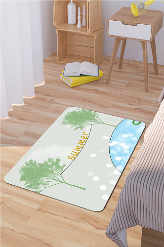 床边地毯抽象地毯