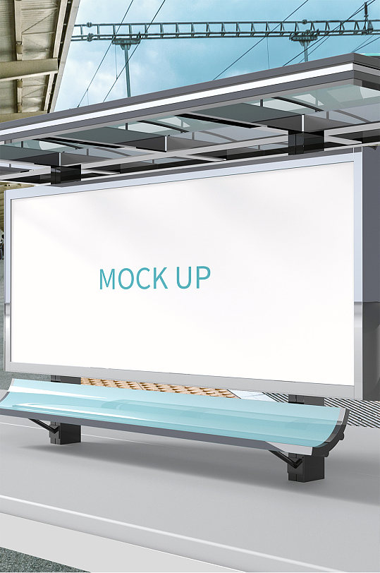 公交座椅广告宣传样机