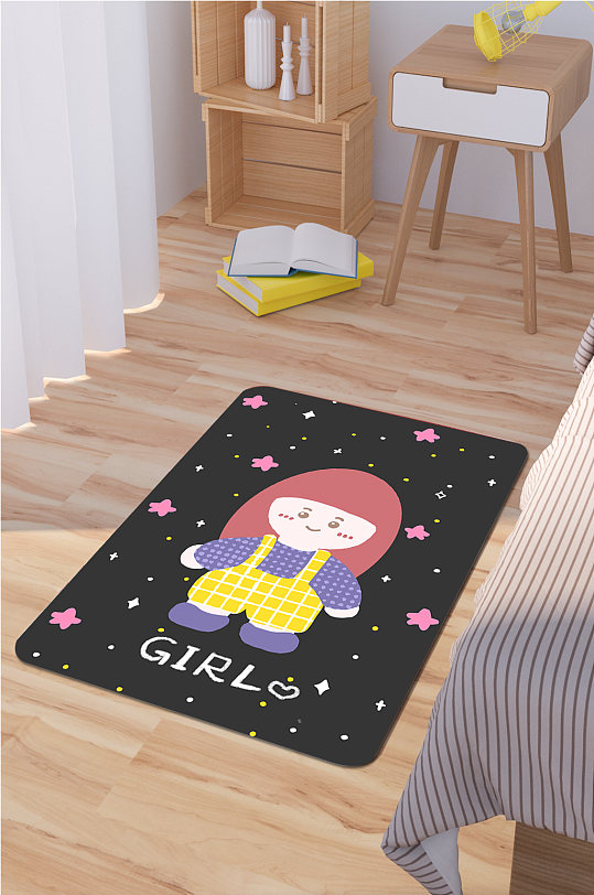 地毯图案轻奢风地毯-众图网