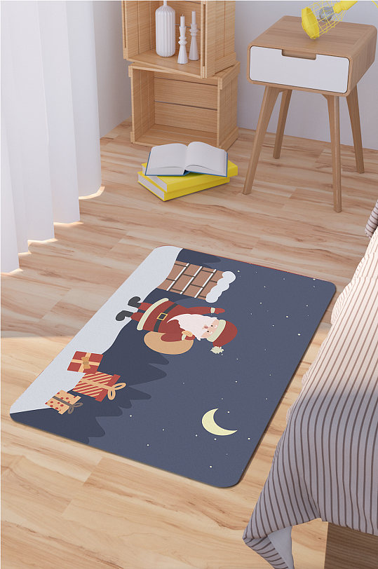 卧室地毯地毯地垫地画-众图网