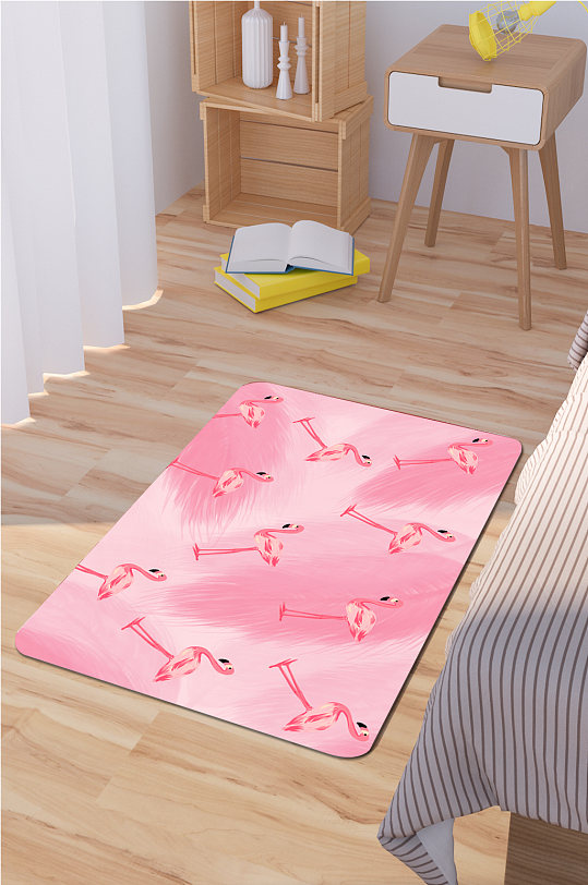 卧室地毯清新地毯-众图网