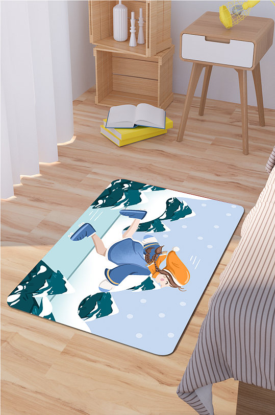 卧室地毯家装地毯-众图网