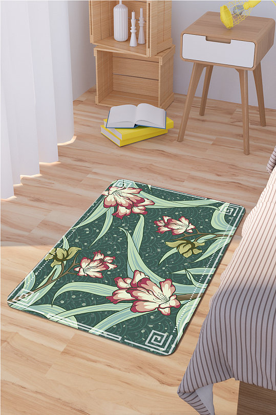 家居地毯抽象地毯-众图网