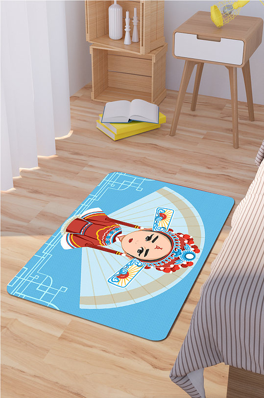 家居地毯京剧文化