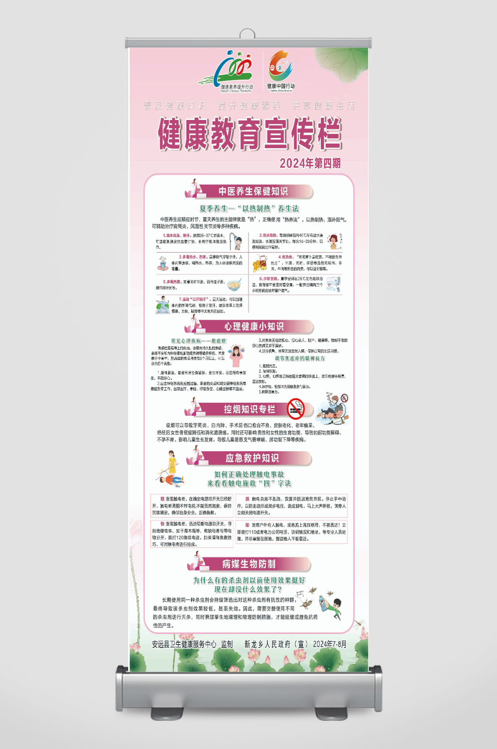 健康教育宣傳欄第四期素材
