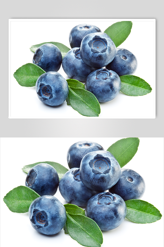蓝莓水果超市海报