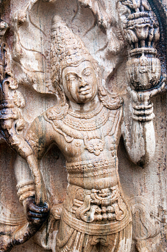 斯里兰卡波隆纳鲁瓦古城佛像图片