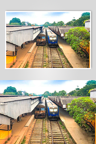 斯里兰卡火车站台图片